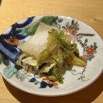 六本木 大皿焼肉 老中 - 白菜林檎酢漬け