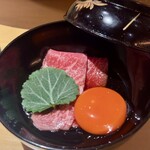 六本木 大皿焼肉 老中 - 菓子椀ゆっけ風