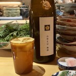 六本木 大皿焼肉 老中 - この梅酒がまたうんまい！