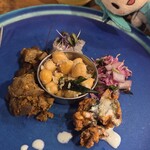 Qmin - この日の前菜盛り合わせ