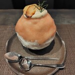 中川氷菓店 - 林檎カスタードかき氷