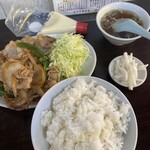 福龍 - 料理写真:豚生姜焼肉定食
