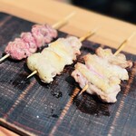 焼鳥高しま - せぎも、はらみ、せせり