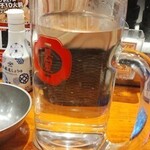 屋台屋 博多劇場 - ドデカ黒霧島お湯割り