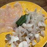 とく山 - 河豚刺身①