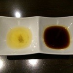 焼肉 きたがき - 塩だれと醤油タレです