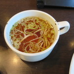 テラスカフェ - スープがついてました