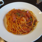 テラスカフェ - ナポリタン 670円