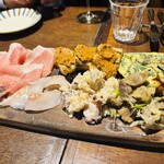 オステリア ラストリカート - 5種盛りの前菜