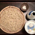 北野坂 こばやし - もりそば1300円税込み