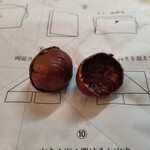 甘栗の老舗 林万昌堂 本店 - 良い甘栗は簡単に剥ける…