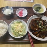 龍盛菜館 志村三丁目店 - 麻婆茄子定食