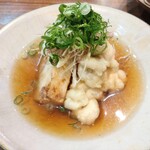 酒場オムロ - たら白子と聖護院かぶらの揚げ出し