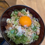 らぁ麺や 嶋 - 卵が載ってます。600円は高いかなぁ?