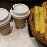 ハースブラウン - （2025/11月）コーヒー、クロックサンド、ベーコンポテトドッグ