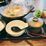 まるみ食堂 - チキンみぞれ煮定食  ¥950  追加  茶碗蒸し¥150