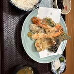 天婦羅いやさか - 冬の天麩羅定食