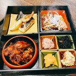 まるみ食堂 - まるみ定食  ¥990(茶碗蒸し付き♪)   おかず達凄い!!