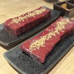 富士吉 別館 - 上レバブツ焼き