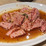 富士吉 別館 - コブクロ刺し 赤