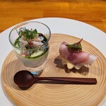 affetto akita - 定番アミューズ　上から