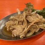 味の店 錦 - 豚バラ生姜焼き(小)