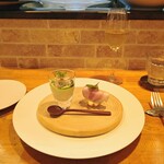 affetto akita - 定番アミューズ＆スパークリングワイン