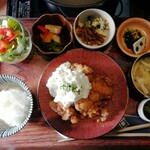 とりかわ権兵衛 - 料理写真:チキン南蛮タルタルソース掛けランチ