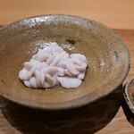 吉い - たらの白子の湯通し