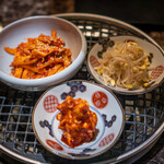 #ヒロキヤ新宿 - ＜生＞白菜キムチ  もやしナムル  クリームチーズキムチ