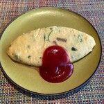 ホテルグランヴィア広島 - 広島県産華味卵のオムレツ(プレーン/チーズ/ほうれん草/穴子)ケチャップソース又はシャンピニオンソース