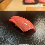 すし 良月 - 中とろ　赤酢　大間160kg 釣り