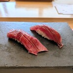 鮨 塩釜港 銀座 極 - トロ、赤身