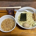 一条流がんこ十一代目 - 塩つけ麺+味付玉子（半熟）