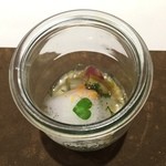 ラ ペ - 帆立 ツブ貝 ウニのムース