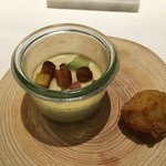 ラ ペ - 蟹味噌入りキッシュ、鱈入りコロッケ