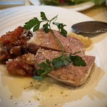 Pizzeria LUMEN - ■岩手・佐助豚のテリーヌ・カポナータ添え ￥1.500