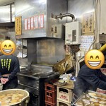 まつい - カウンター内！