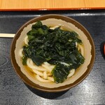 本場さぬきうどん めりけんや - 料理写真:鳴門わかめうどん並