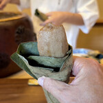 鎌倉 北じま - 焼き蓮根（静岡県産あさはた蓮根）