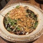 鉄板中華 青山シャンウェイ - 蒸し鶏の葱醤油