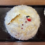 京氷ゆきみ庵 - サンタの雪の散歩道(真上から)