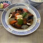 蓬莱軒 - 酢豚  半ライス