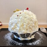 京氷ゆきみ庵 - サンタの雪の散歩道(真横から)