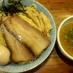 塩つけ麺 灯花 - 灯花　特製淡麗塩つけ麺（大盛）