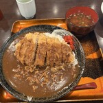 お食事処　萬揚げとん福天 - ロースかつカレーご飯大盛り無料　1034円❗️