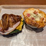 THE STANDARD BAKERS - 料理写真:ハムチーズクロワッサンサンド、グラポテ