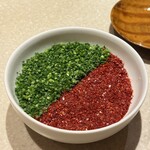 Mitsu8 - アサツキと甘口唐辛子の特製おろし