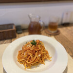 セブンズカフェ - ハーフ&ハーフのパスタ