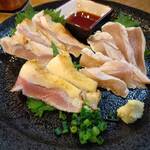 七乃花 - 鶏刺3種盛